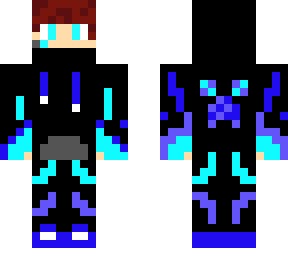 skin gamer aqua