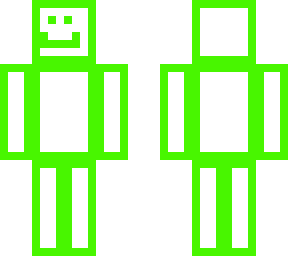 skin verde neon