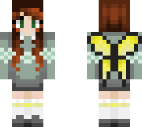 yellow butterfly sweater