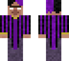 black & purple