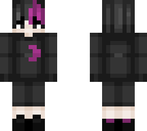 black and purple