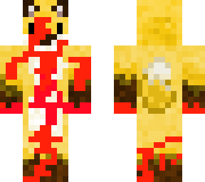 bloody halloween yellow fox