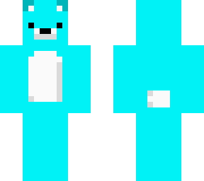 bright blue bear