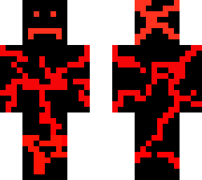 cursed red and blasck skin.