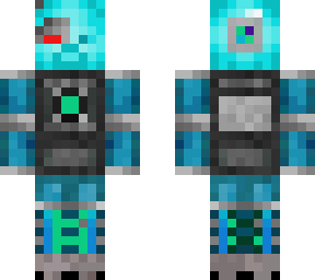 cyborg blue steve