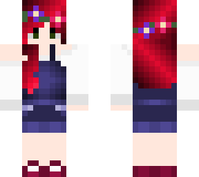 flower girl cute skin
