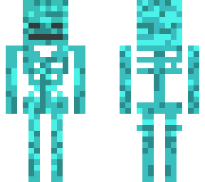 light blue or diamond skeleton