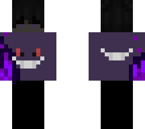 matching skin pokemon gengar purple hand (some from namemc)