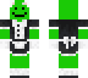 my skin in a maid dress