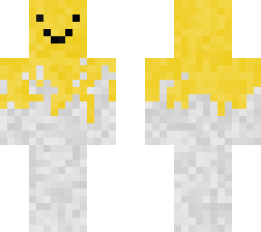 paint-on face (white)