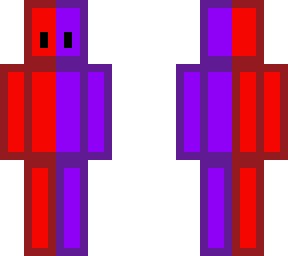 red and purple guy