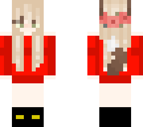 red cat girl