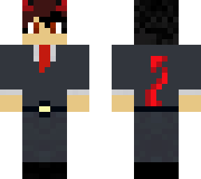 red demon boy suit