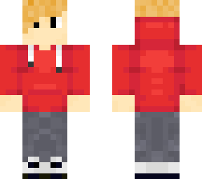 red hoodie