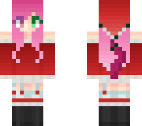 santa neko (slim pink)