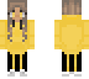 the "purpled" as yellow and a girl skin! :)