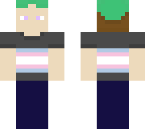 trans flag shirt