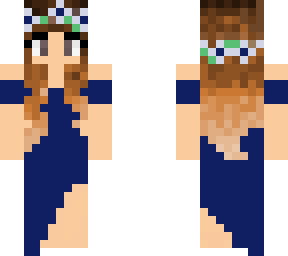 vestido azul castaa