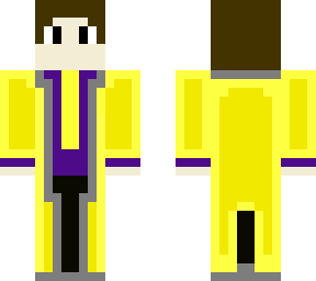 yellow & purple cloak