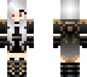 a really detailed red eyes skin