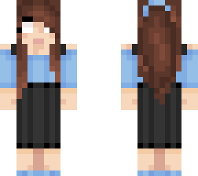 blue and black dress