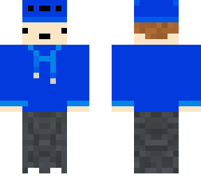 Blue Axolotl hoodie | Minecraft Skin