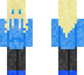 blue hood