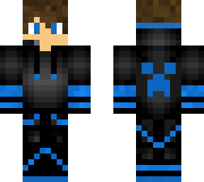 blue hoodie kid