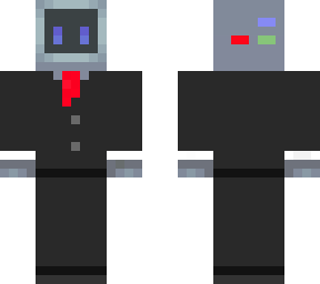 computer in suit
