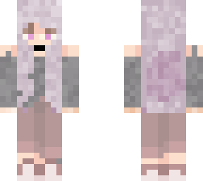 cute  anime girl w/ purple hair