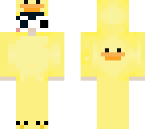 duck suit me looking at the side