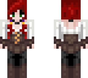 female half-elf ranger (with elf ears)