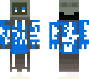 gray and white/blue tv