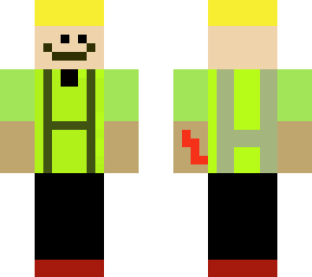 happy bob's construction worker/trainee