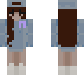 hoddie girl with techno support