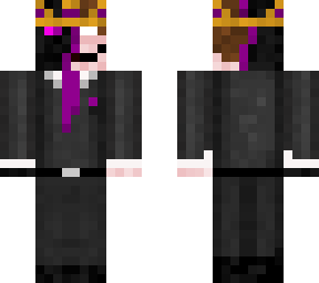 king ender boi in a suit