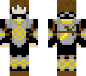 knight with gold