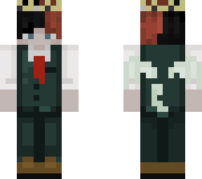 my character in a suit