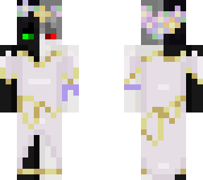 my personal skin but in a wedding dress