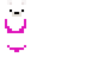polar bear in bikini