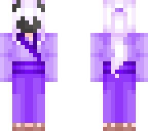 purple kimono