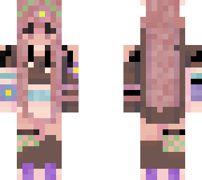 rosy pink hair girl