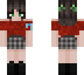 techno support girl skin