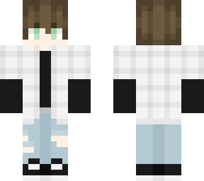 white plaid