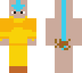 aang, don't look at his back!