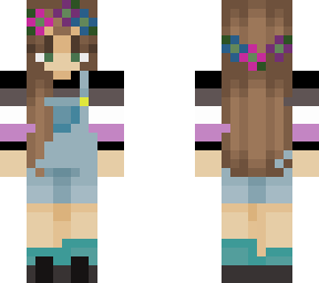 ace overalls w/flower crown