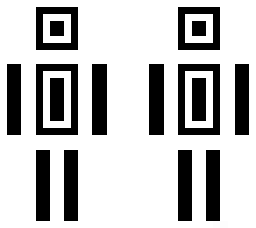 black and white cubic