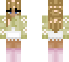 blond flower girl
