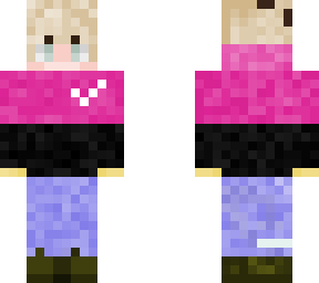 blond hair nike jacket skin