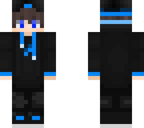 blue and black